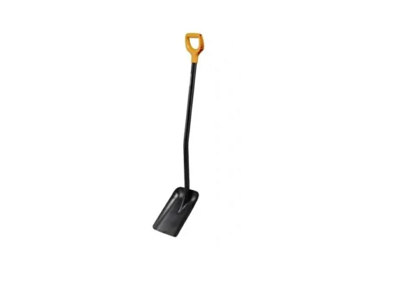 Fiskars 1066718 łopata solid metalowa z rączką w kształcie litery d