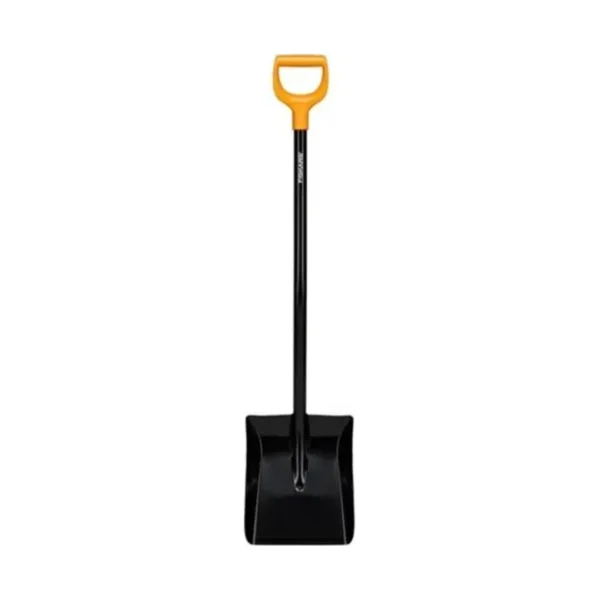 Fiskars 1067518 łopata solid+ metalowa z rączką w kształcie litery d
