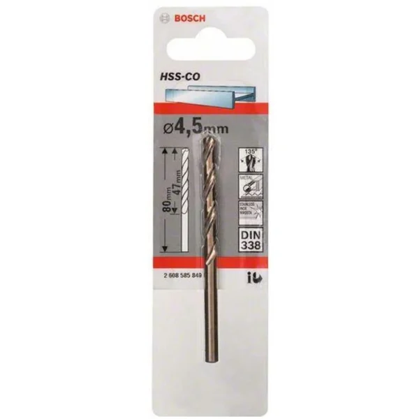 Bosch 2608585853 wiertło do metalu HSS-Co 5,2/52 mm /1szt Bosch 2608585853 wiertło do metalu HSS-Co 5,2/52 mm /1szt