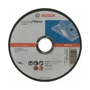 Bosch 2608603165 tarcza do metalu 125 mm x 1,6 mm x 22 mm standard for metal