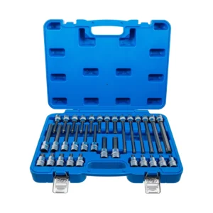 BGS 5182 zestaw nasadek do bitów, 12,5 mm (1/2"), profil T (do Torx), 32 szt.