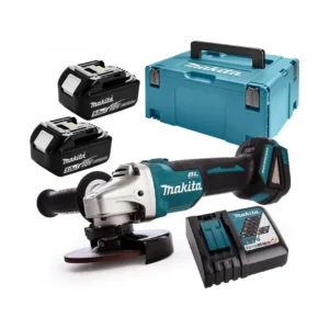 Makita DGA506RTJ szlifierka kątowa akumulatorowa 125 mm 18 V 2×5,0 Ah li-lo makp Makita DGA506RTJ szlifierka kątowa akumulatorowa 125 mm 18 V 2×5,0 Ah li-lo makp