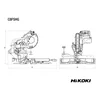 HiKOKI C8FSHGWAZ pilarka stołowa ukośnica 216 mm 1100 W