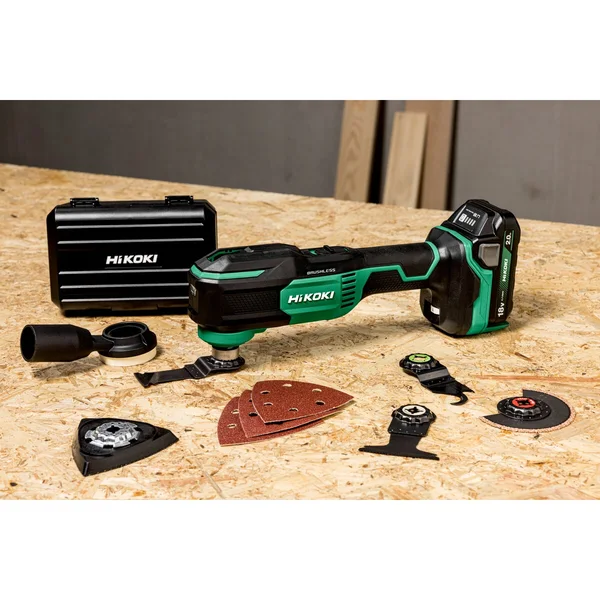 HiKOKI CV18DAWRZ akumulatorowe narzędzie wielofunkcyjne multi-tool 18 V, walizka