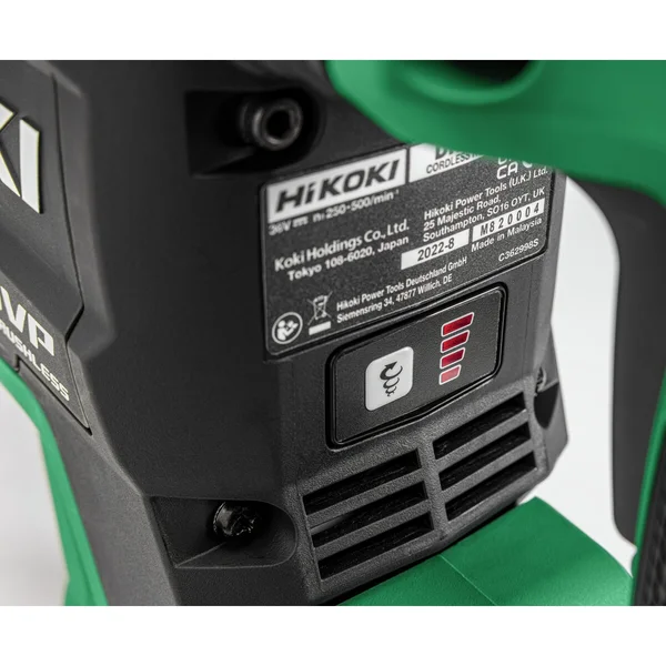 HiKOKI DH3640DAW2Z młotowiertarka akumulatorowa, walizka, bez akumulatora HiKOKI DH3640DAW2Z młotowiertarka akumulatorowa 36 V 9,2 J, walizka, bez akumulatora