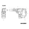 HiKOKI DH40MCWSZ młot udarowo-obrotowy 8,5 J 1100 W, walizka