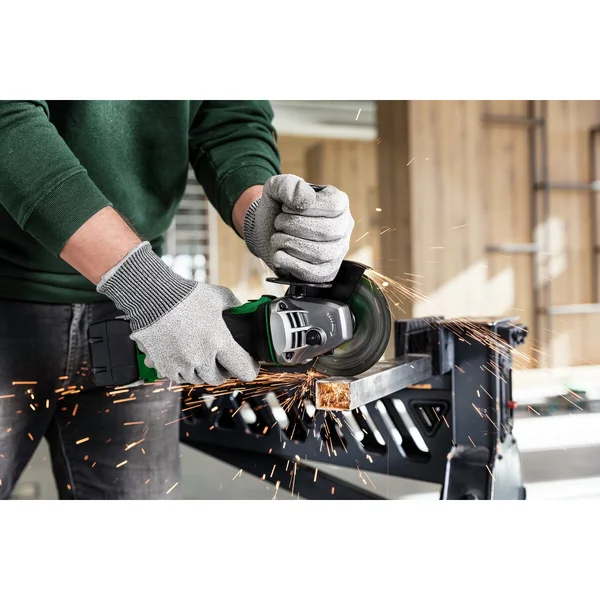 HiKOKI G18DSL2WUZ akumulatorowa szlifierka kątowa, walizka HIT-System HiKOKI G18DSL2WUZ akumulatorowa szlifierka kątowa 18 V 125 mm, walizka HIT-System