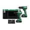 HiKOKI KC18DDWGZ zestaw elektronarzędzi: DV18DD + WH18DD, 2×2,0 Ah