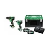 HiKOKI KC18DEWAZ zestaw elektronarzędzi: DS18DE + WH18DE, 2×5,0 Ah