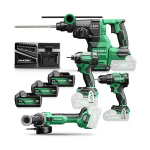 HiKOKI KC18DEWHZ zestaw elektronarzędzi: DH1826DA + DS18DE + G1813DA + WH18DC, 3×5,0 Ah HiKOKI KC18DEWHZ zestaw elektronarzędzi: DH1826DA + DS18DE + G1813DA + WH18DC, 3×5,0 Ah