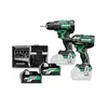 HiKOKI KC18DEWJZ zestaw elektronarzędzi: DS18DE + WR18DH, 2×5,0 Ah HiKOKI KC18DEWJZ zestaw elektronarzędzi: DS18DE + WR18DH, 2×5,0 Ah