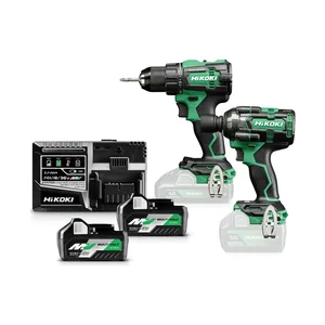 HiKOKI KC18DEWJZ zestaw elektronarzędzi: DS18DE + WR18DH, 2×5,0 Ah