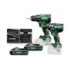HiKOKI KC18DEWLZ zestaw elektronarzędzi: DS18DE + WR18DH, 2×4,0 Ah