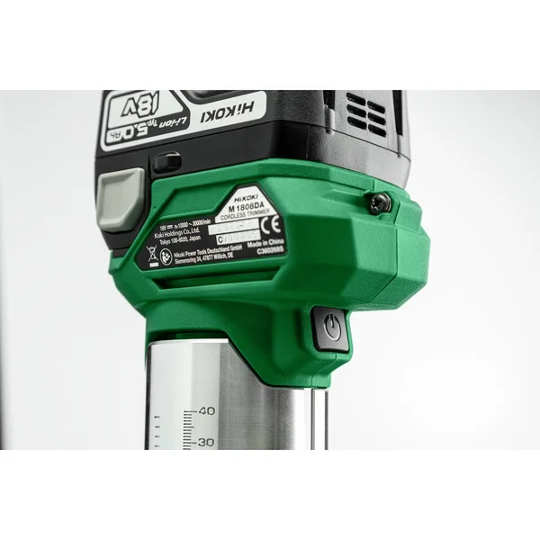 HiKOKI M1808DAW2Z akumulatorowa frezarka górnowrzecionowa, walizka, bez akumulatora HiKOKI M1808DAW2Z akumulatorowa frezarka górnowrzecionowa 18 V, walizka, bez akumulatora