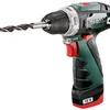 Metabo 600080500 wiertarko-wkrętarka akumulatorowa PowerMaxx BS Basic 12 V 34 Nm, 2×2,0 Ah, walizka