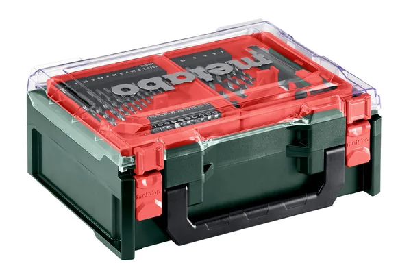 Metabo 600385710 akumulatorowa wiertarka udarowa PowerMaxx SB Basic Set 12 V 34 Nm, 2×2,0 Ah, walizka