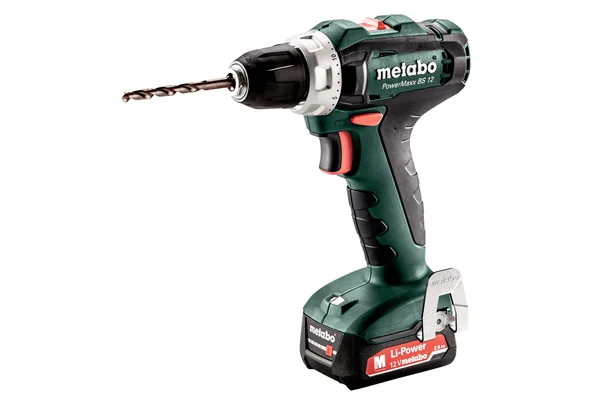 Metabo 601036500 wiertarko-wkrętarka akumulatorowa PowerMaxx BS 12 12 V 40 Nm, 2×2,0 Ah, metaBOX