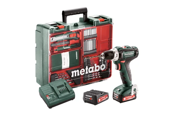 Metabo 601036870 wiertarko-wkrętarka akumulatorowa PowerMaxx BS 12 Set 12 V 40 Nm, 2×2,0 Ah, walizka Metabo 601036870 wiertarko-wkrętarka akumulatorowa PowerMaxx BS 12 Set 12 V 40 Nm, 2×2,0 Ah, walizka