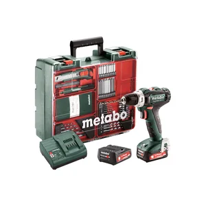 Metabo 601036870 wiertarko-wkrętarka akumulatorowa PowerMaxx BS 12 Set 12 V 40 Nm, 2×2,0 Ah, walizka