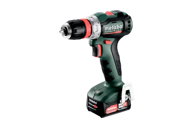 Metabo 601045500 wiertarko-wkrętarka akumulatorowa PowerMaxx BS 12 BL Q 12 V 45 Nm, 2×2,0 Ah, metaBOX