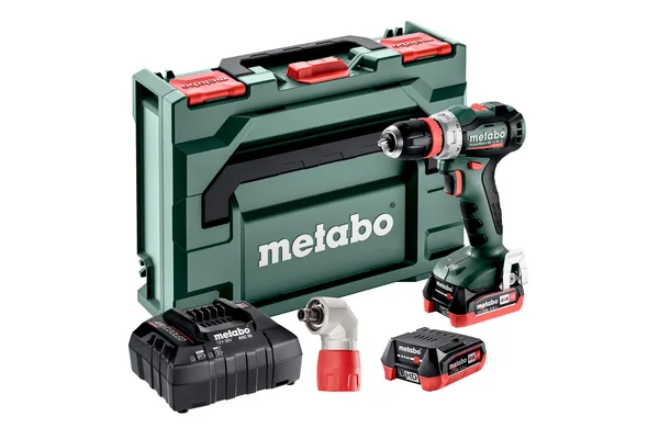 Metabo 601045920 wiertarko-wkrętarka akumulatorowa PowerMaxx BS 12 BL Q Pro 12 V 45 Nm, 2×4,0 Ah, metaBOX Metabo 601045920 wiertarko-wkrętarka akumulatorowa PowerMaxx BS 12 BL Q Pro 12 V 45 Nm, 2×4,0 Ah, metaBOX