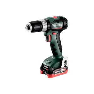 Metabo 601046800 akumulatorowa wiertarka udarowa PowerMaxx SB 12 BL 12 V 45 Nm, 2×4,0 Ah, metaBOX