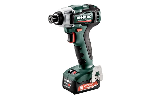 Metabo 601115500 akumulatorowy zakrętak udarowy PowerMaxx SSD 12 BL 12 V 140 Nm, 2×2,0 Ah, metaBOX