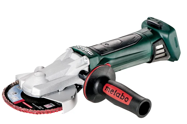 Metabo 601306840 akumulatorowa szlifierka kątowa z płaską głowicą WF 18 LTX 125 Quick 18 V 125 mm, metaBOX