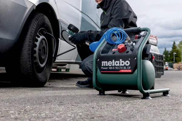 Metabo 601521850 sprężarka akumulatorowa Power 160-5 18 LTX BL OF 18 V, bez akumulatora