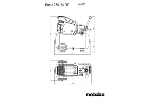 Metabo 601523000 sprężarka Basic 250-24 OF *