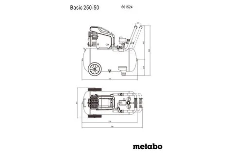Metabo 601524000 sprężarka Basic 250-50 *