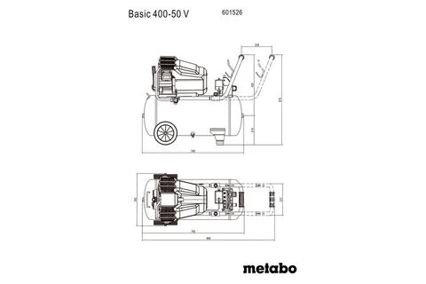 Metabo 601526000 sprężarka Basic 400-50 V * Metabo 601526000 sprężarka Basic 400-50 V *