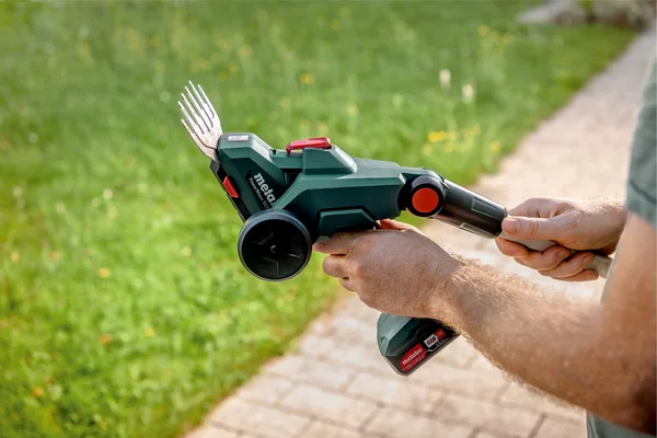 Metabo 601608850 akumulatorowe nożyce do krzewów i trawy PowerMaxx SGS 12 Q 12 V, bez akumulatora