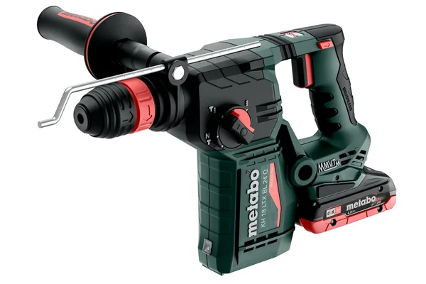 Metabo 601714800 kombimłotek akumulatorowy KH 18 LTX BL 24 Q, 2×4,0 Ah, metaBOX Metabo 601714800 kombimłotek akumulatorowy KH 18 LTX BL 24 Q 18 V 2,2 J, 2×4,0 Ah, metaBOX