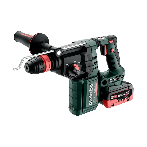 Metabo 601715660 kombimłotek akumulatorowy KH 18 LTX BL 28 Q 18 V 3 J, 2×5,5 Ah, metaBOX
