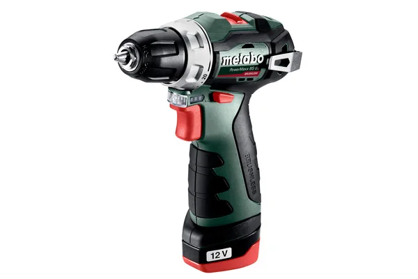 Metabo 601721500 wiertarko-wkrętarka akumulatorowa PowerMaxx BS BL 12 V 38 Nm, 2×2,0 Ah, walizka Metabo 601721500 wiertarko-wkrętarka akumulatorowa PowerMaxx BS BL 12 V 38 Nm, 2×2,0 Ah, walizka