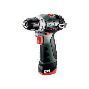Metabo 601721500 wiertarko-wkrętarka akumulatorowa PowerMaxx BS BL 12 V 38 Nm, 2×2,0 Ah, walizka