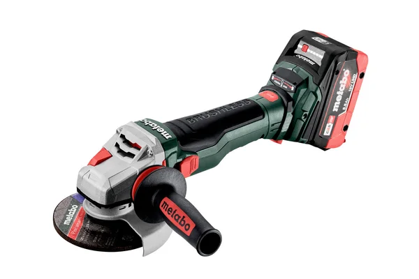 Metabo 601730660 akumulatorowa szlifierka kątowa WB 18 LTX BL 15-125 Quick 18 V 125 mm, 2×5,5 Ah, metaBOX