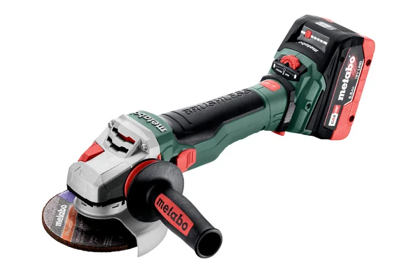 Metabo 601731660 akumulatorowa szlifierka kątowa WVB 18 LTX BL 15-125 Quick 18 V 125 mm, 2×5,5 Ah, metaBOX