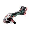 Metabo 601731660 akumulatorowa szlifierka kątowa WVB 18 LTX BL 15-125 Quick 18 V 125 mm, 2×5,5 Ah, metaBOX