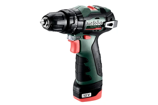 Metabo 601784500 akumulatorowa wiertarka udarowa PowerMaxx SB BL 12 V 38 Nm, 2×2,0 Ah, walizka Metabo 601784500 akumulatorowa wiertarka udarowa PowerMaxx SB BL 12 V 38 Nm, 2×2,0 Ah, walizka