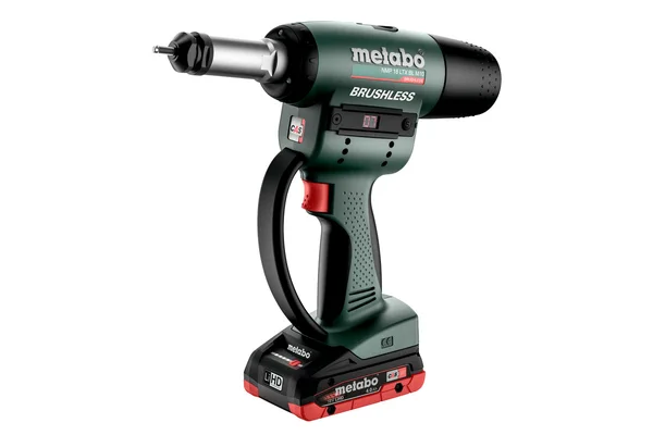 Metabo 601788800 nitownica akumulatorowa do nitonakrętek NMP 18 LTX BL M10 18 V, 2×4,0 Ah, metaBOX