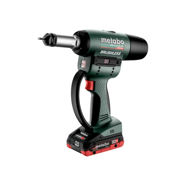 Metabo 601788800 nitownica akumulatorowa do nitonakrętek NMP 18 LTX BL M10 18 V, 2×4,0 Ah, metaBOX