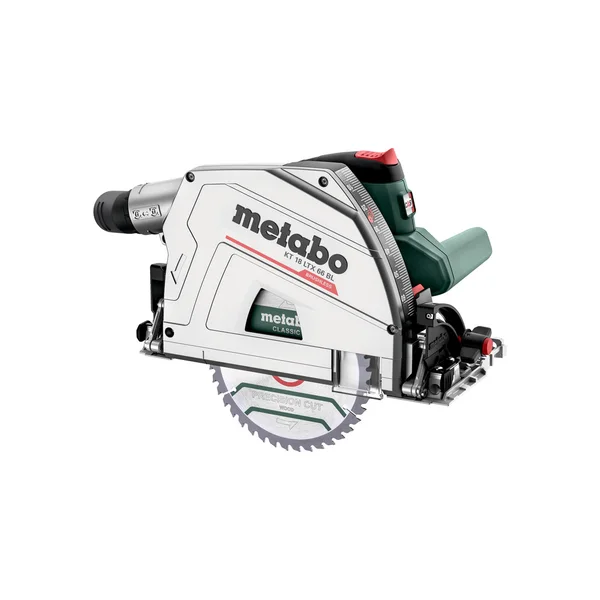 Metabo 601866840 akumulatorowa pilarka tarczowa do cięcia wgłębnego KT 18 LTX 66 BL 18 V 165 mm, metaBOX, bez