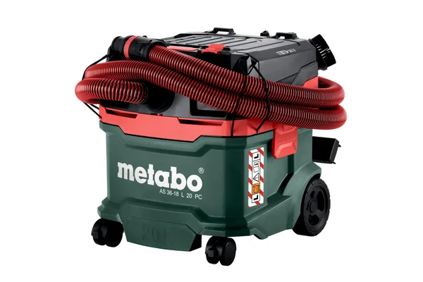 Metabo 602071850 odkurzacz akumulatorowy AS 36-18 L 20 PC 18 V, bez akumulatora