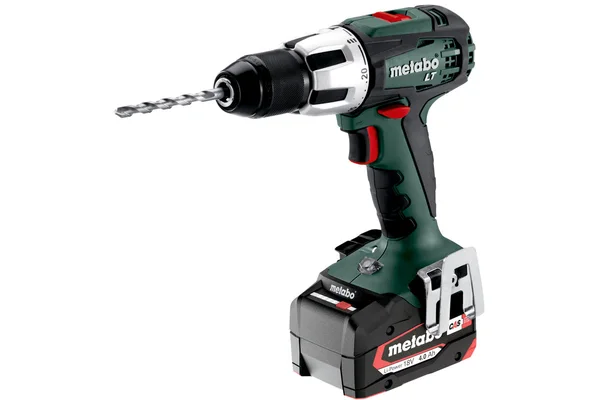 Metabo 602103500 akumulatorowa wiertarka udarowa SB 18 LT 18 V 60 Nm, 2×4,0 Ah, metaBOX