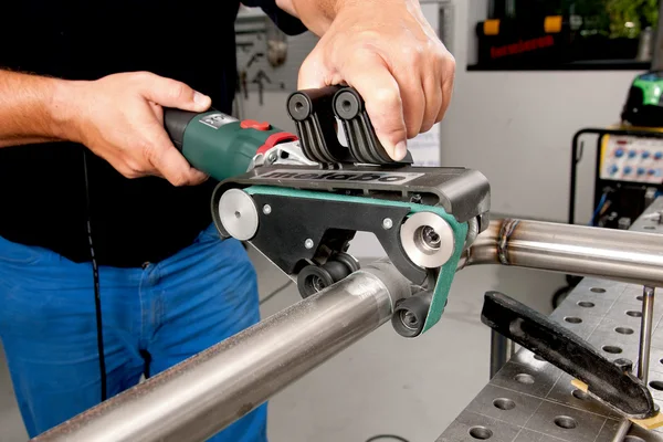 Metabo 602183510 szlifierka taśmowa do rur RBE 9-60 Set 900 W, metaBOX