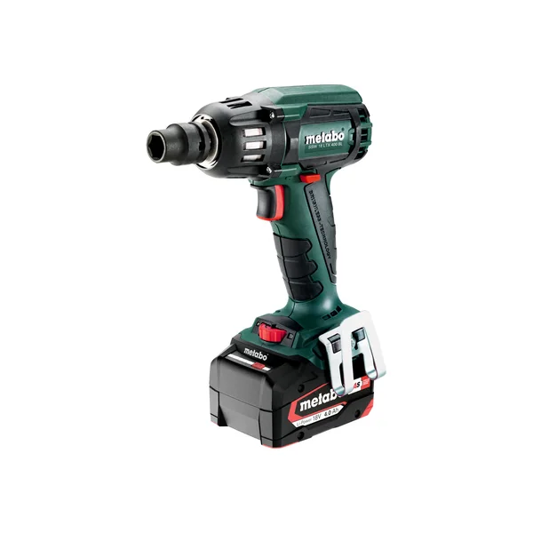 Metabo 602205500 akumulatorowy zakrętak udarowy SSW 18 LTX 400 BL, 2×4,0 Ah, metaBOX