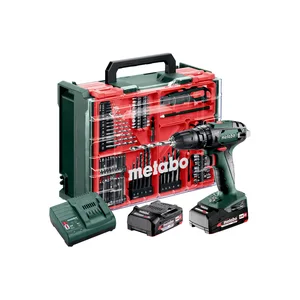 Metabo 602245710 akumulatorowa wiertarka udarowa SB 18 Set 18 V 48 Nm, 2×2,0 Ah, walizka