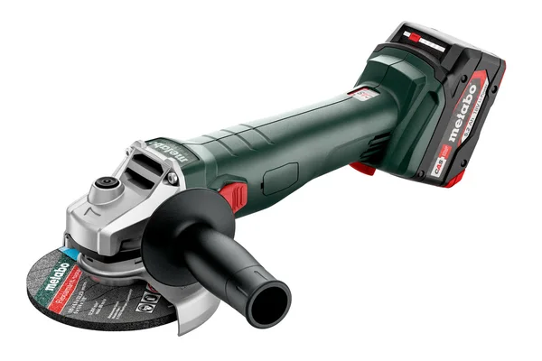 Metabo 602249650 akumulatorowa szlifierka kątowa W 18 L 9-125 Quick 18 V 125 mm, 2×5,2 Ah, metaBOX
